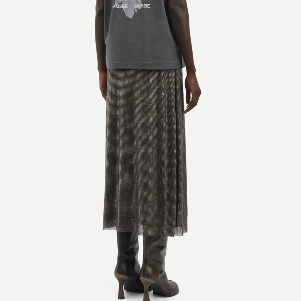 Skirts|Skirts|Samsøe Samsøe Sahannan Embellished Mesh Skirt - XS