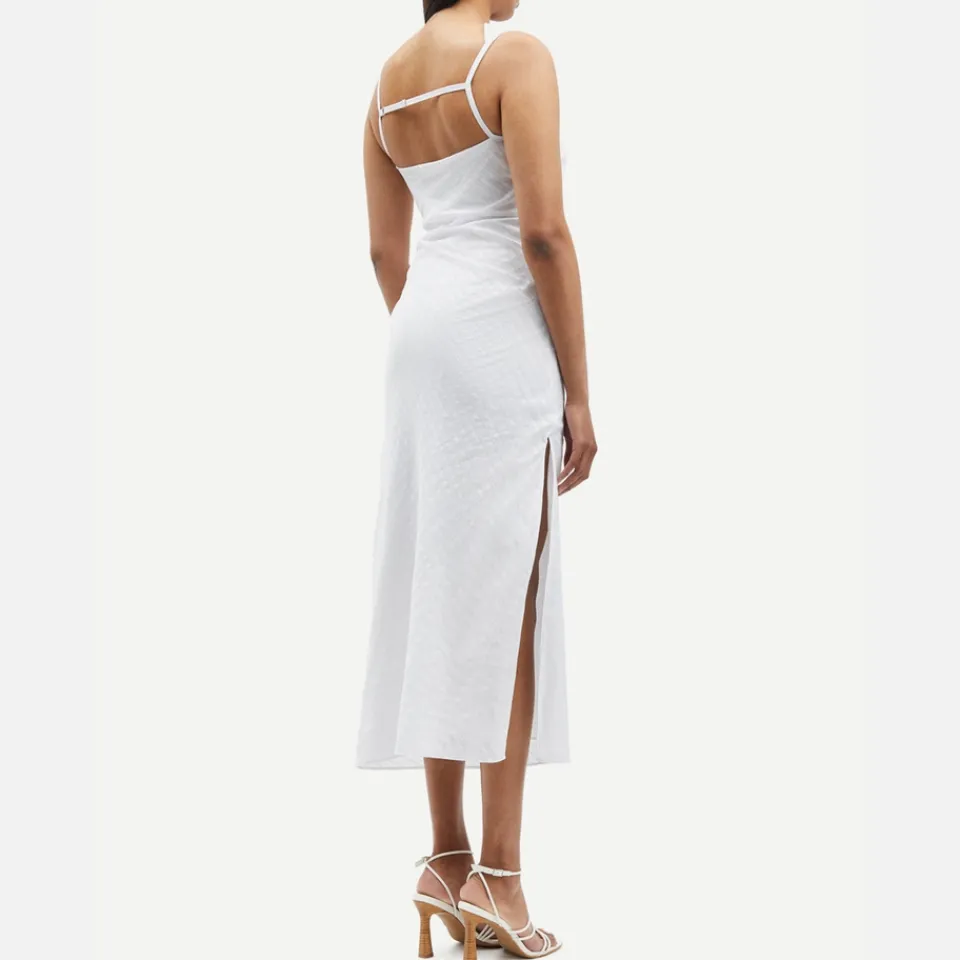 Dresses|Dresses|Ganni Samsøe Samsøe Sahira Organic Cotton Midi Dress - L