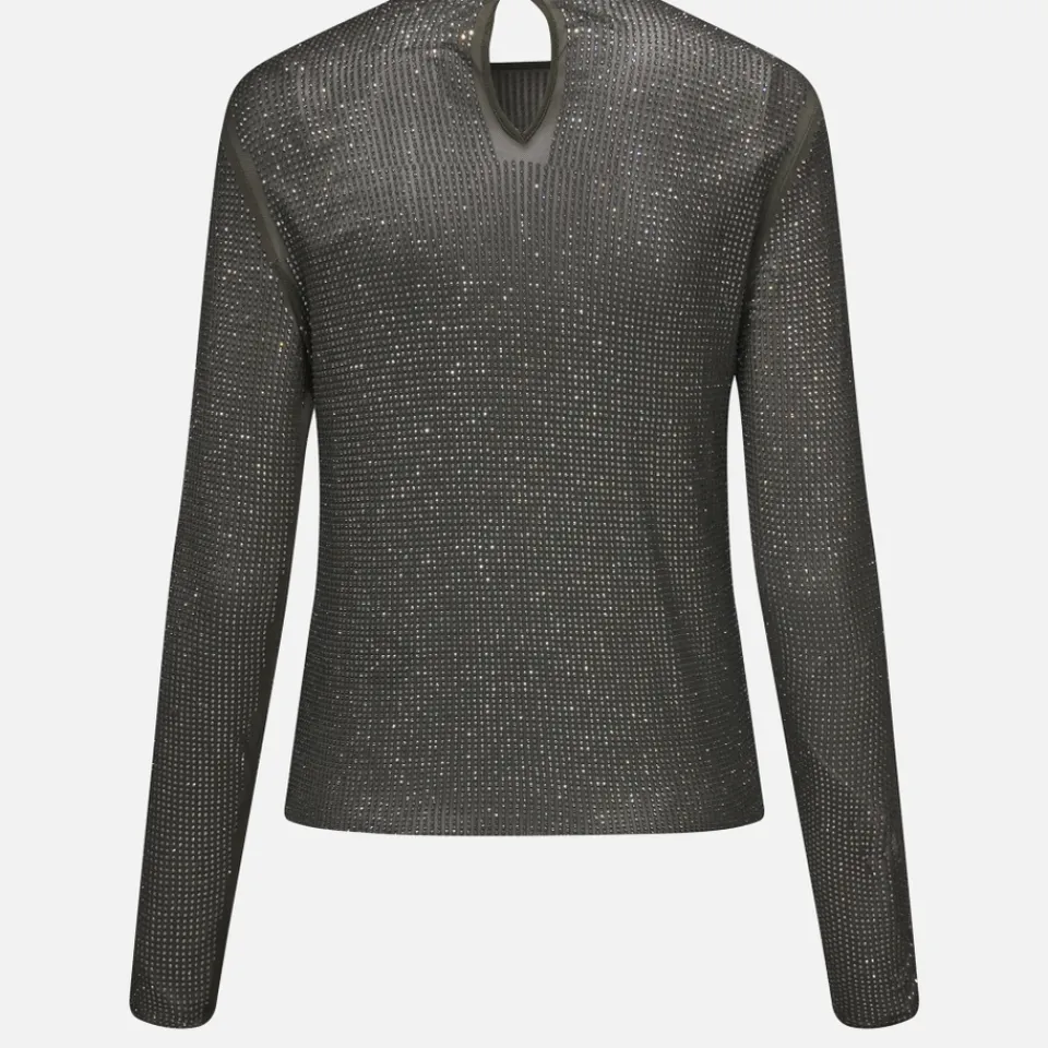 T-Shirts And Tops|Marant Etoile Samsøe Samsøe Samagda Sequinned Mesh Top - S