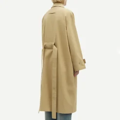 Jackets|Coats|Ganni Samsøe Samsøe Sarooney Gabardine Trench Coat - M