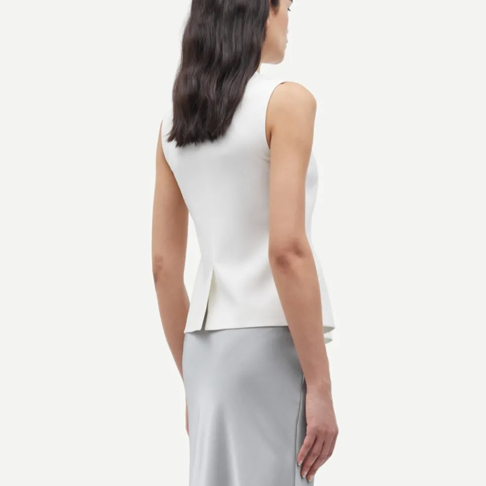 T-Shirts And Tops|Ganni Samsøe Samsøe Saruma 14635 Woven Vest