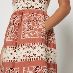 Dresses|Dresses|Dr. Martens Sea New York Joah Guipure Lace and Cotton Sleeveless Midi Dress - US 6/UK 10