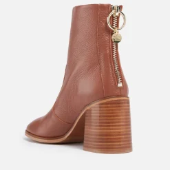 Boots|See By Chloé Aryel Leather Heeled Boots - UK 4