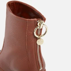 Boots|See By Chloé Aryel Leather Heeled Boots - UK 4
