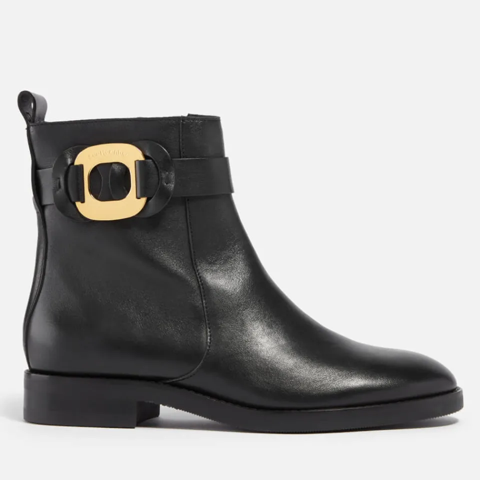 Boots|Dr. Martens See by Chloé Chany Leather Ankle Boots - UK 3
