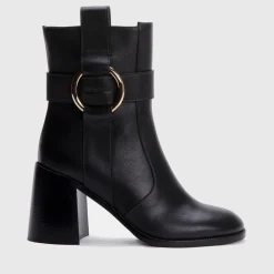 Boots|Dr. Martens See By Chloé Women's Leather Heeled Boots - 3