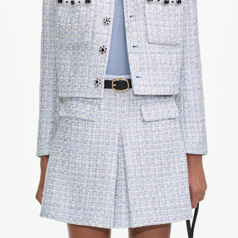 Skirts|Skirts|Dr. Martens Self-Portrait Bouclé Mini Skirt - UK 6