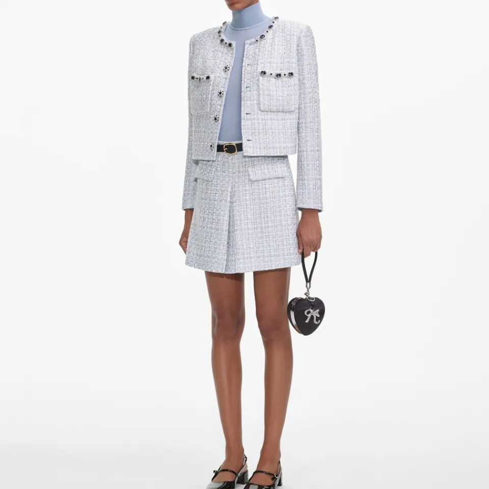 Skirts|Skirts|Dr. Martens Self-Portrait Bouclé Mini Skirt - UK 6