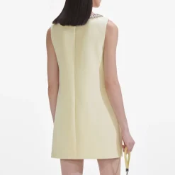 Dresses|Dresses|Self-Portrait Bow Crepe Mini Dress - UK 10