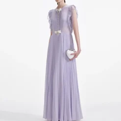 Dresses|Dresses|Self-Portrait Chiffon Maxi Dress - UK 8