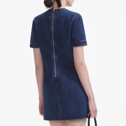 Dresses|Dresses|Dr. Martens Self-Portrait Denim Mini Dress - UK 10
