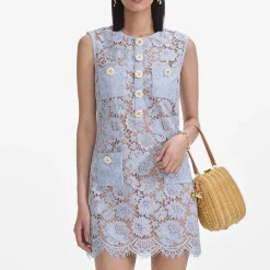 Dresses|Dresses|RIXO Self-Portrait Guipure Lace Mini Dress - UK 8