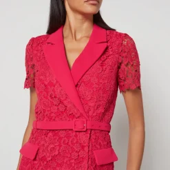 Dresses|Dresses|Dr. Martens Self-Portrait Guipure Lace Midi Wrap Dress - US 2/UK 6