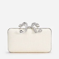Bags|Dr. Martens Self-Portrait Satin Faux Pearl Box Clutch