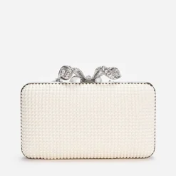 Bags|Dr. Martens Self-Portrait Satin Faux Pearl Box Clutch