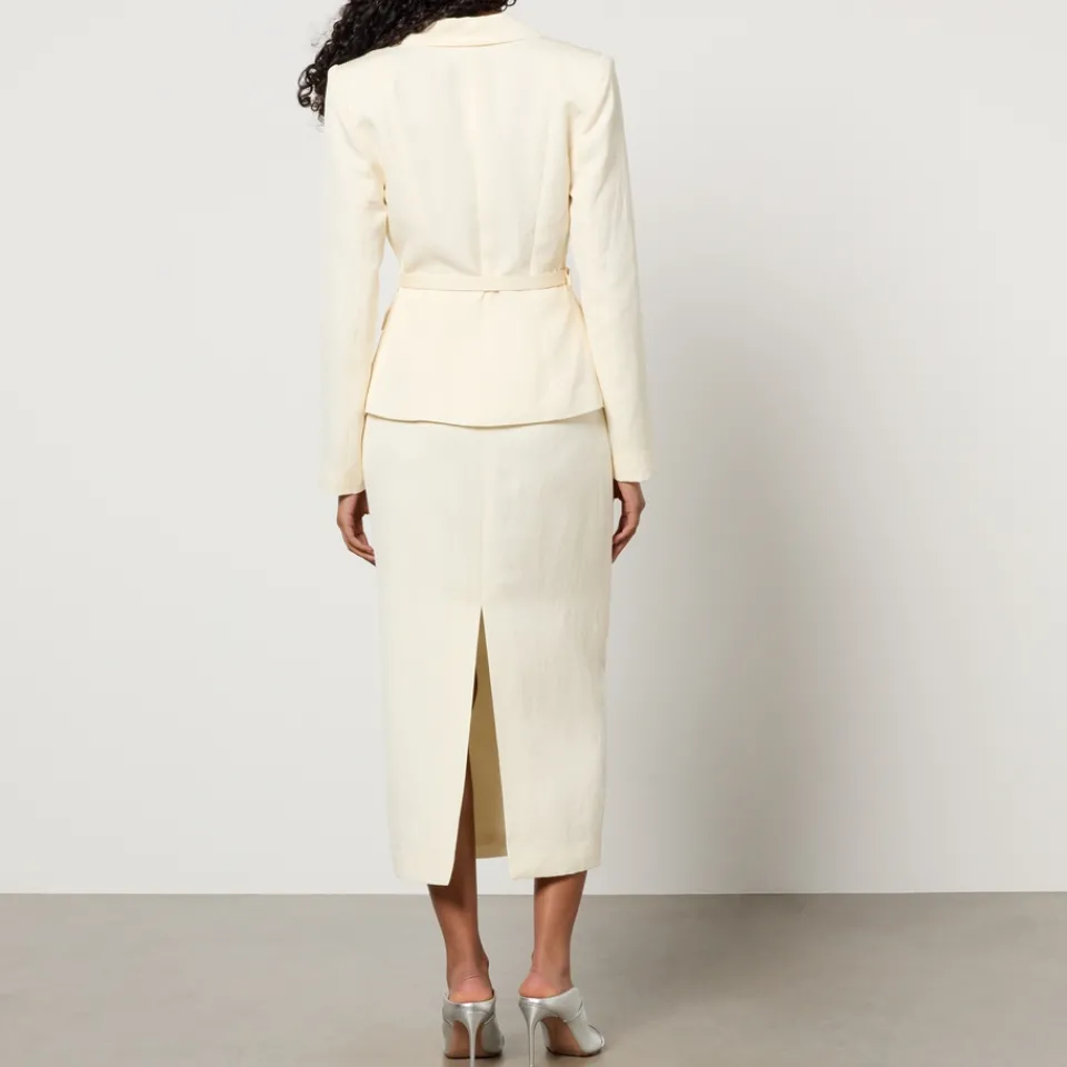 Dresses|Dresses|Self-Portrait Tailored Twill Midi Dress - UK 10