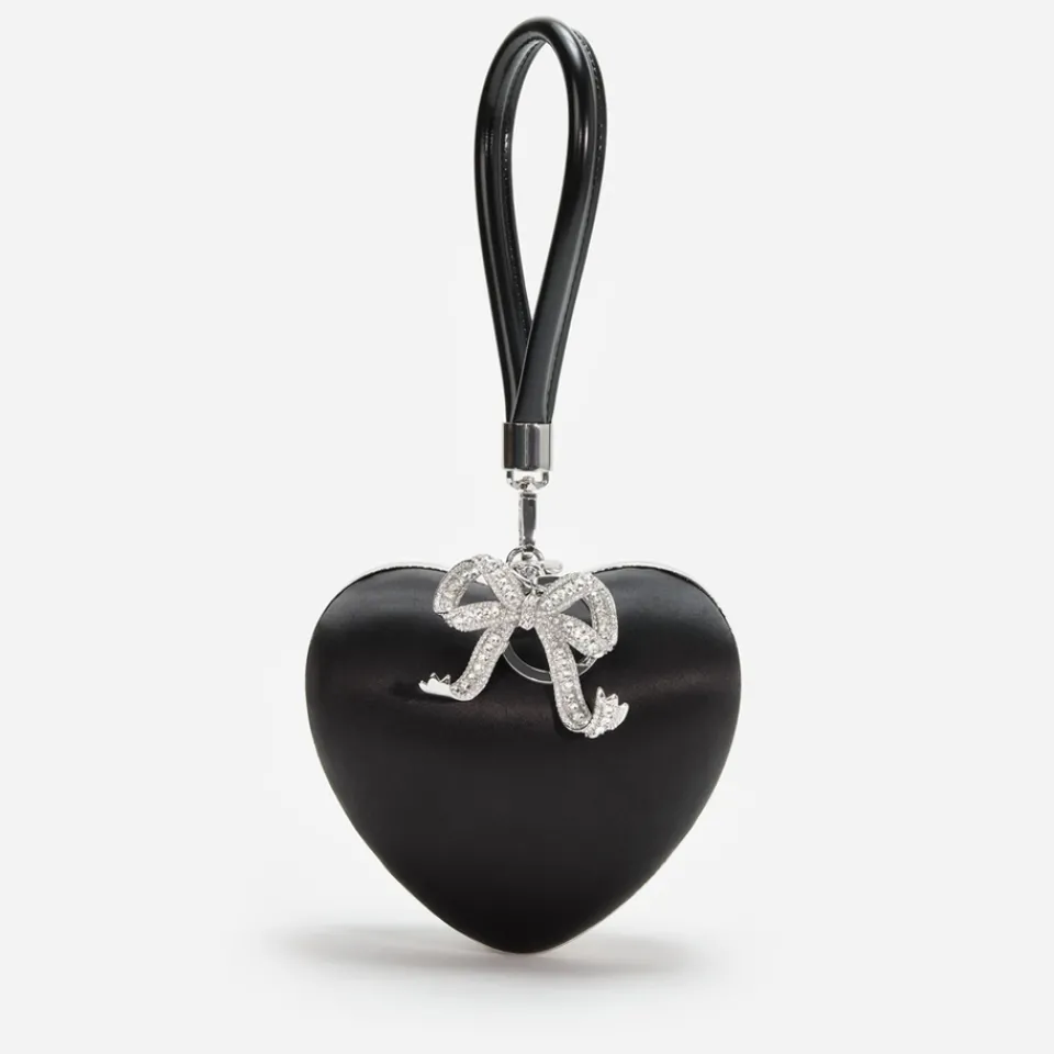 Bags|Dr. Martens Self-Portrait Top Handle Satin Heart Clutch