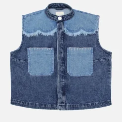 Jackets|Coats|Seventy + Mochi Ari Denim Waistcoat - L