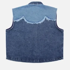 Jackets|Coats|Seventy + Mochi Ari Denim Waistcoat - L