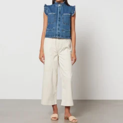 Jackets|Coats|Birkenstock Seventy + Mochi Pablo Denim Waistcoat - UK 12