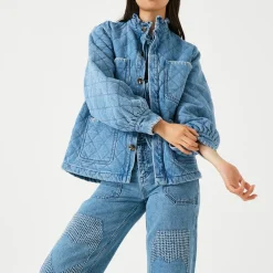 Jackets|Coats|Seventy + Mochi Quilted Denim Pablo Jacket - XS