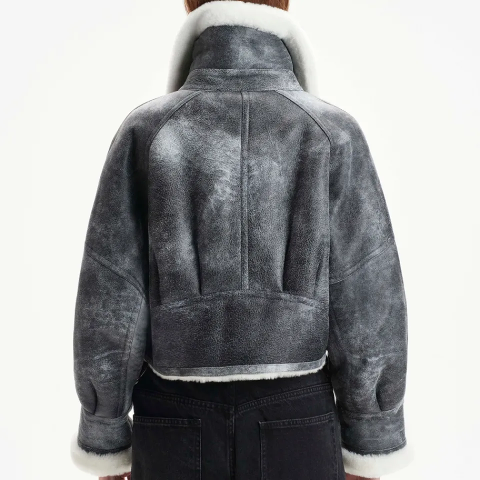 Jackets|Coats|Dr. Martens Shoreditch Ski Club Ottilie Shearling Jacket - S