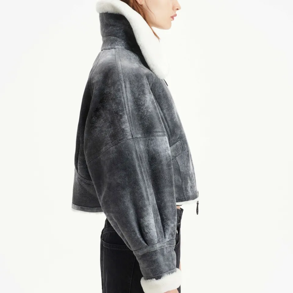 Jackets|Coats|Dr. Martens Shoreditch Ski Club Ottilie Shearling Jacket - S