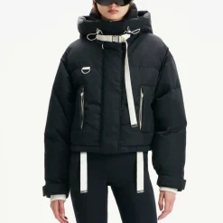 Jackets|Coats|Shoreditch Ski Club Willow Ivy Shell Puffer Jacket - S