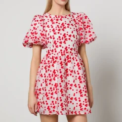 Dresses|Dresses|Stine Goya Sister Jane Dream Floral-Jacquard Organza Midi Dress - XS/UK 6