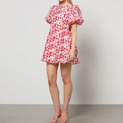 Dresses|Dresses|Stine Goya Sister Jane Dream Floral-Jacquard Organza Midi Dress - XS/UK 6