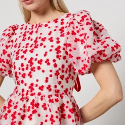 Dresses|Dresses|Stine Goya Sister Jane Dream Floral-Jacquard Organza Midi Dress - XS/UK 6