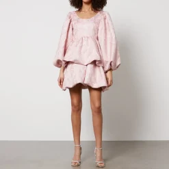 Dresses|Dresses|Cras Sister Jane Dream Watercolour Floral-Jacquard Mini Dress - M/UK 10