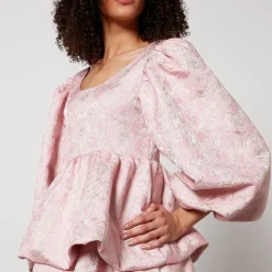Dresses|Dresses|Cras Sister Jane Dream Watercolour Floral-Jacquard Mini Dress - M/UK 10