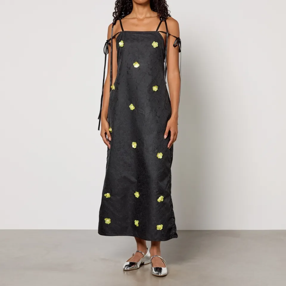 Dresses|Dresses|Kitri Sister Jane Fanciful Flower Cloqué Midi Dress - S/UK 8