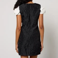 Dresses|Dresses|Ganni Sister Jane Paddock Cloqué Mini Dress - M/UK 10