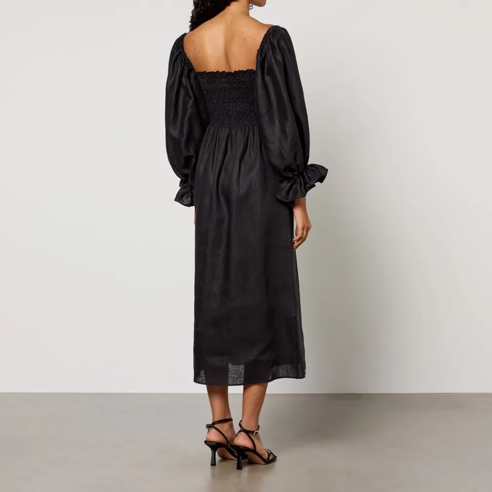 Dresses|Dresses|Dr. Martens Sleeper Atlanta Linen Midi Dress - M