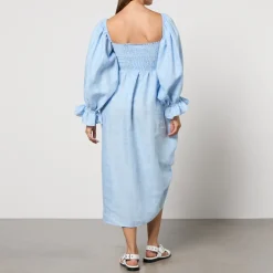 Dresses|Dresses|Sleeper Atlanta Rosette Linen Dress - XS