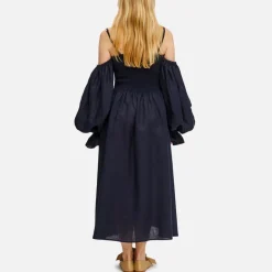 Dresses|Dresses|AMI Sleeper Cancan Linen Maxi Dress - S