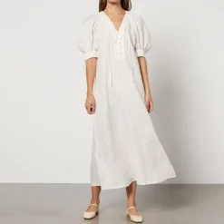 Dresses|Dresses|Dr. Martens Sleeper Garden Linen Midi Dress - L