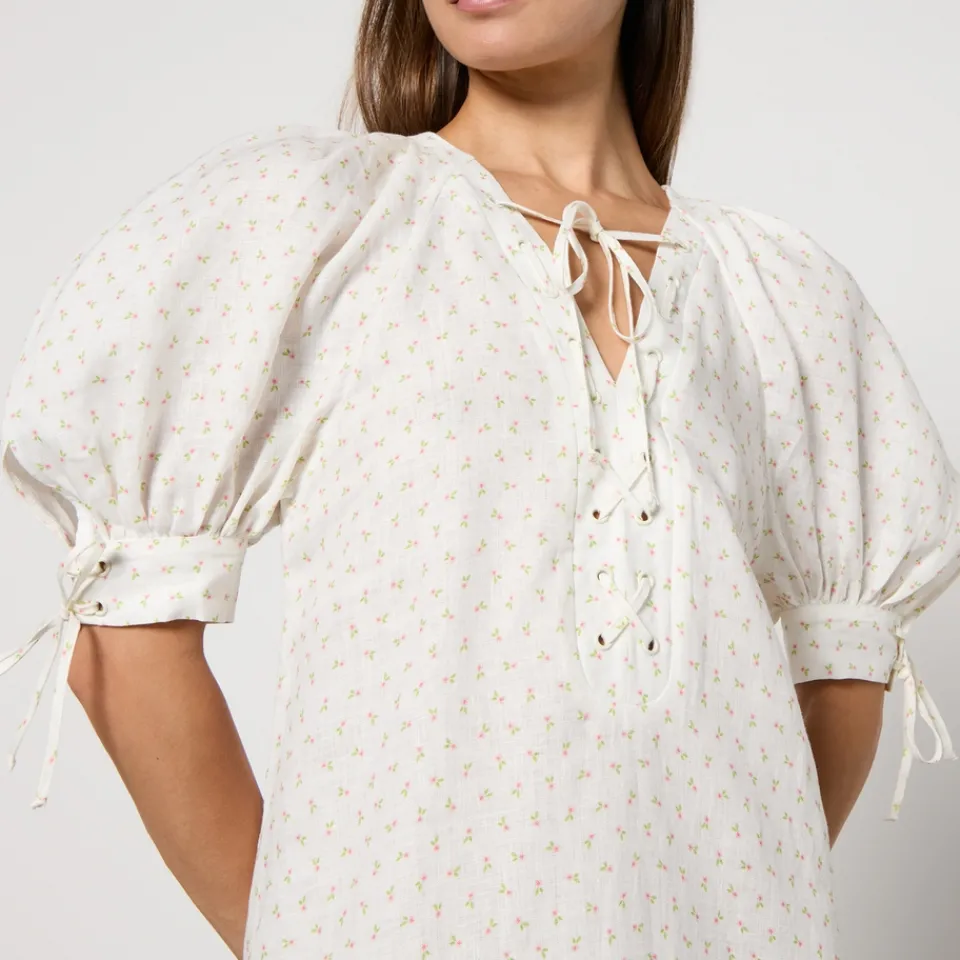 Dresses|Dresses|Dr. Martens Sleeper Garden Linen Midi Dress - L