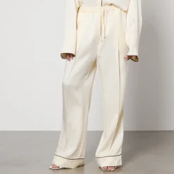 Loungewear|Co-Ord Sets|Sleeper Pastelle Oversized Jacquard Trousers - XXS-XS