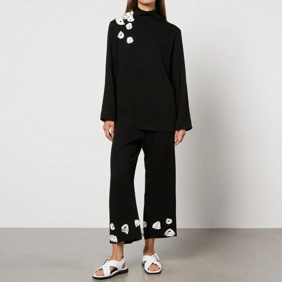 Loungewear|Dr. Martens Sleeper The Bloom Black Tie Woven Pyjama Set - S