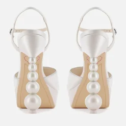 Heels|Sandals & Slides|Dr. Martens Sophia Webster Natalia Perla Satin Heeled Sandals - UK 6