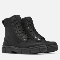 Boots|Sorel Women's Explorer Strt Waterproof Leather Lace-Up Boots - UK 4