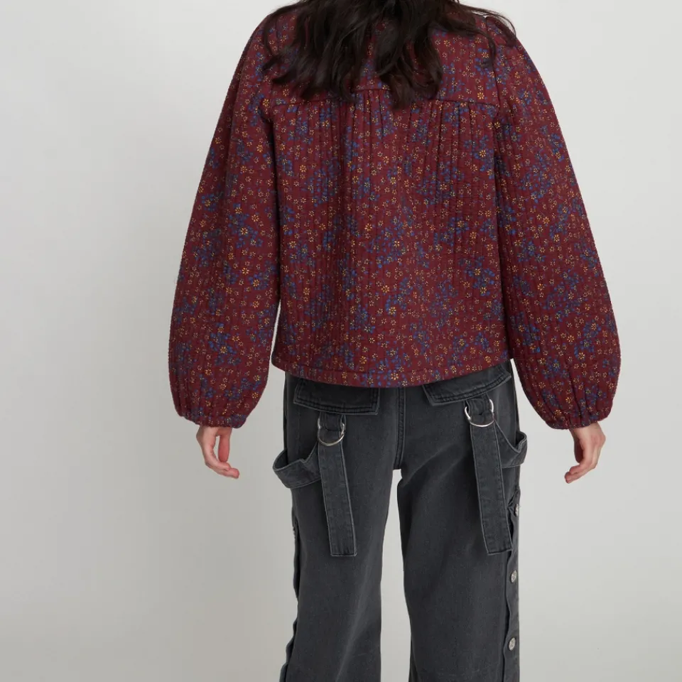 Jackets|Coats|Stella Nova Floral-Print Quilted Cotton Jacket - DK 38/UK 12