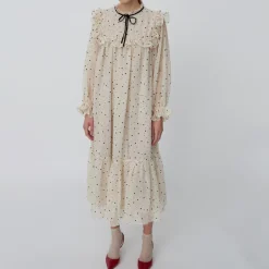 Dresses|Dresses|Stella Nova Flounce Chiffon Midi Dress - DK 34/UK 8