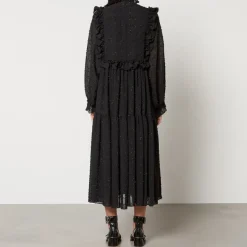 Dresses|Dresses|Stella Nova Iza Joe Fil-Coupé Crepon Midi Dress - DK 34/UK 8