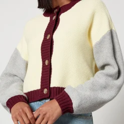 Knitwear|Dr. Martens Stella Nova Netti Colour-Block Cotton Cardigan - S