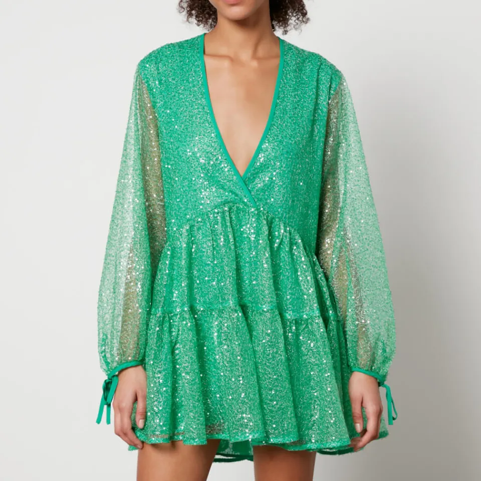 Dresses|Dresses|Dr. Martens Stella Nova Sequined Organza Mini Dress - DK 40/UK 14