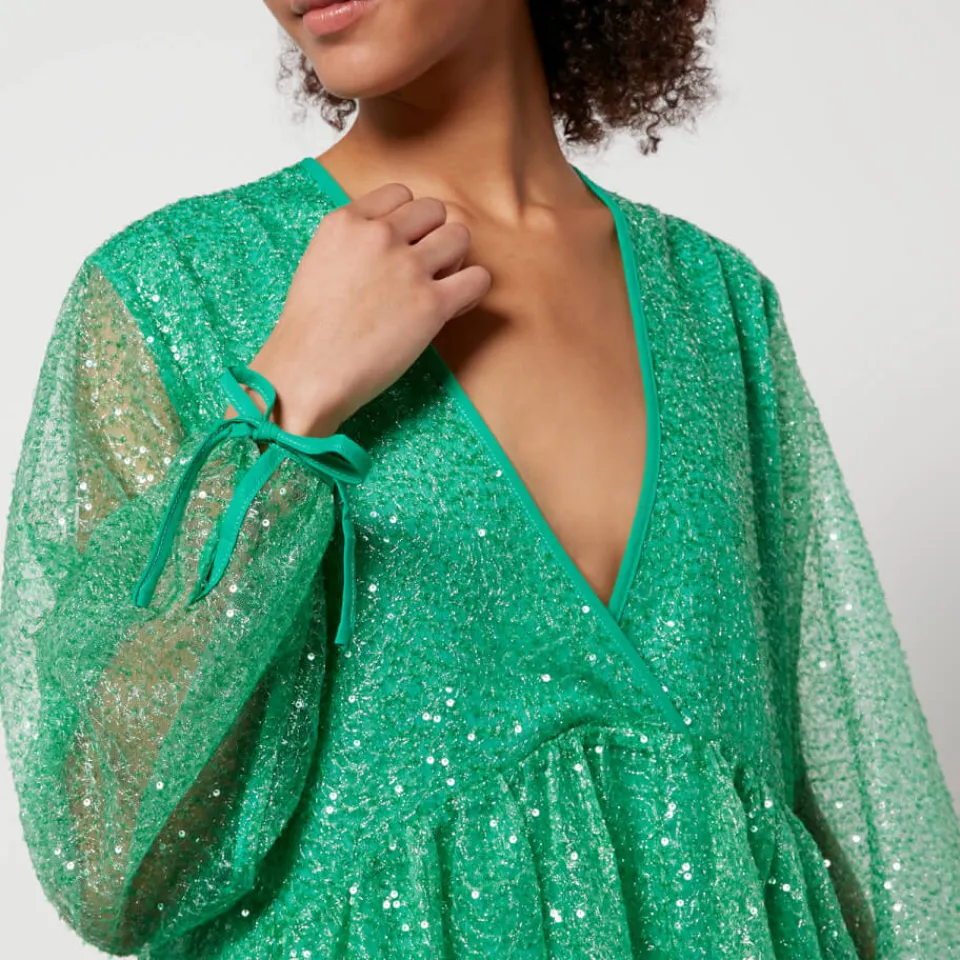 Dresses|Dresses|Dr. Martens Stella Nova Sequined Organza Mini Dress - DK 40/UK 14